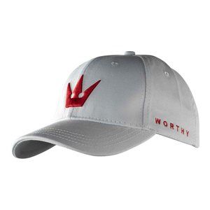 WORTHY CROWN DAD HAT - LIGHT GRAY